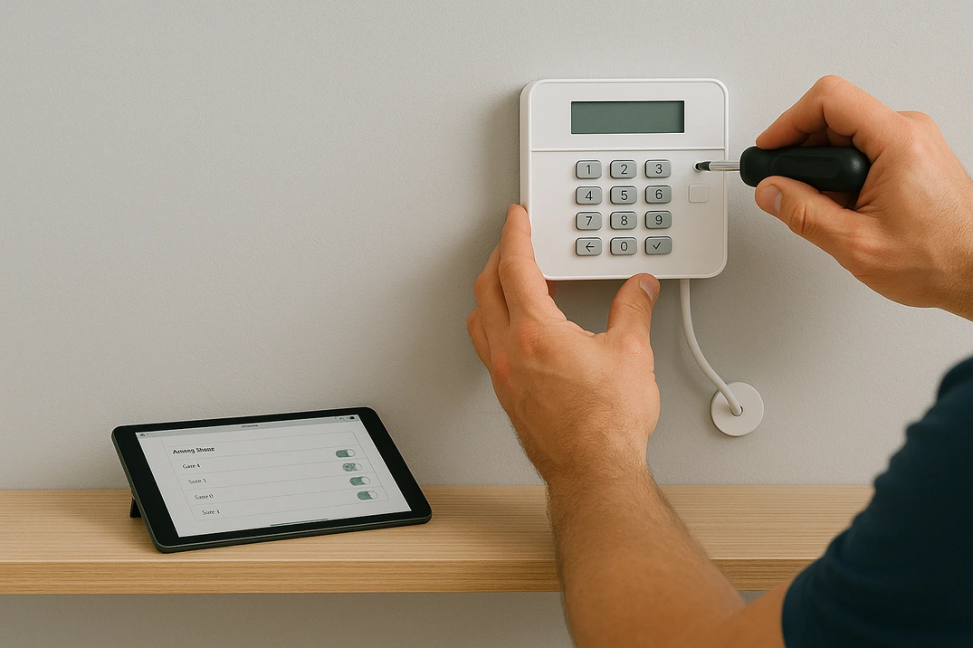 Installation d’une alarme sur-mesure