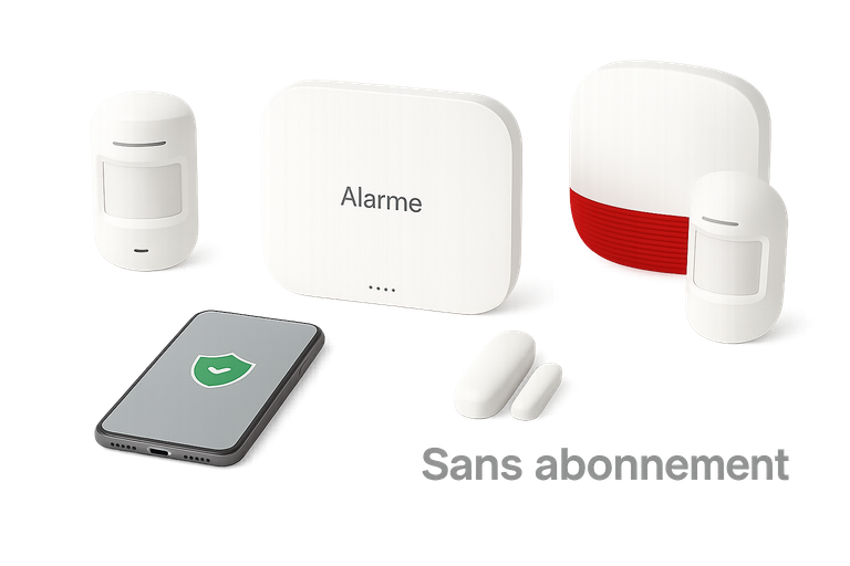 Boîtier d’alarme connecté - Sans abonnement